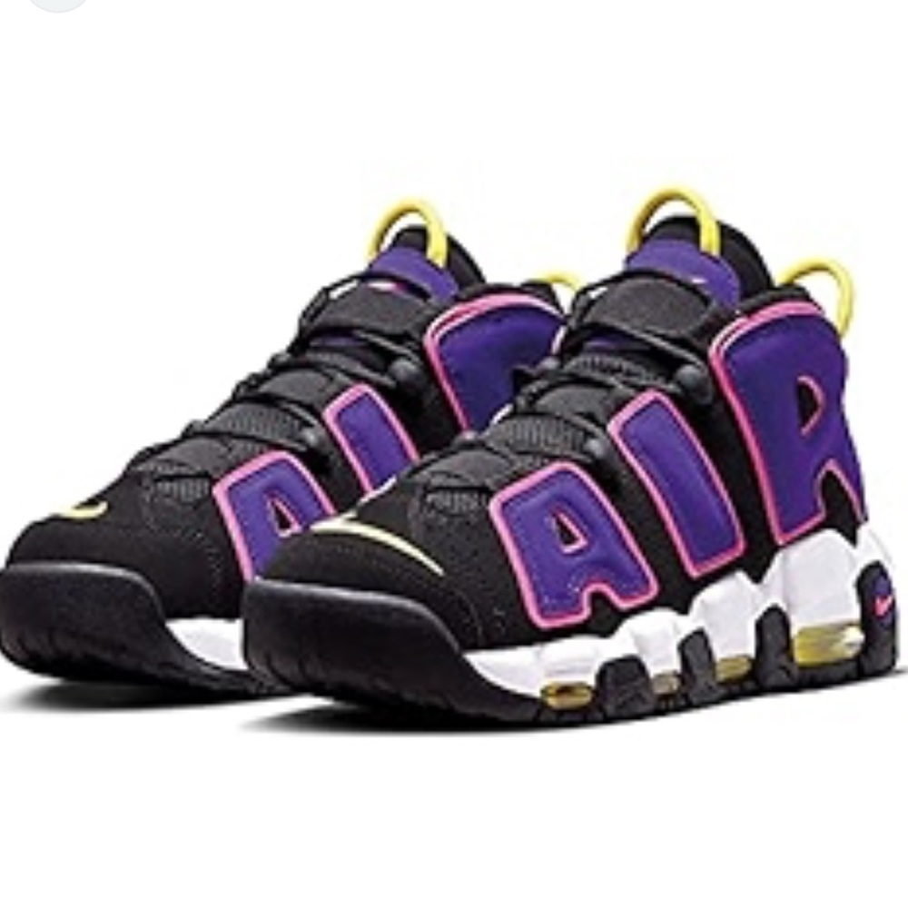 Nike Black and Purple Sneakers